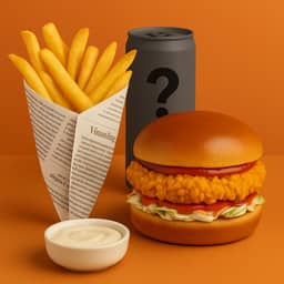 Chicki Super Spicy Burger Menü