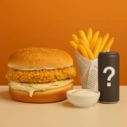 Chicki Crunchy Burger XL menü