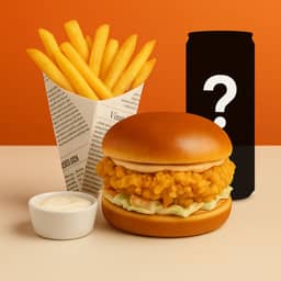 Chicki Crunchy Burger Menü