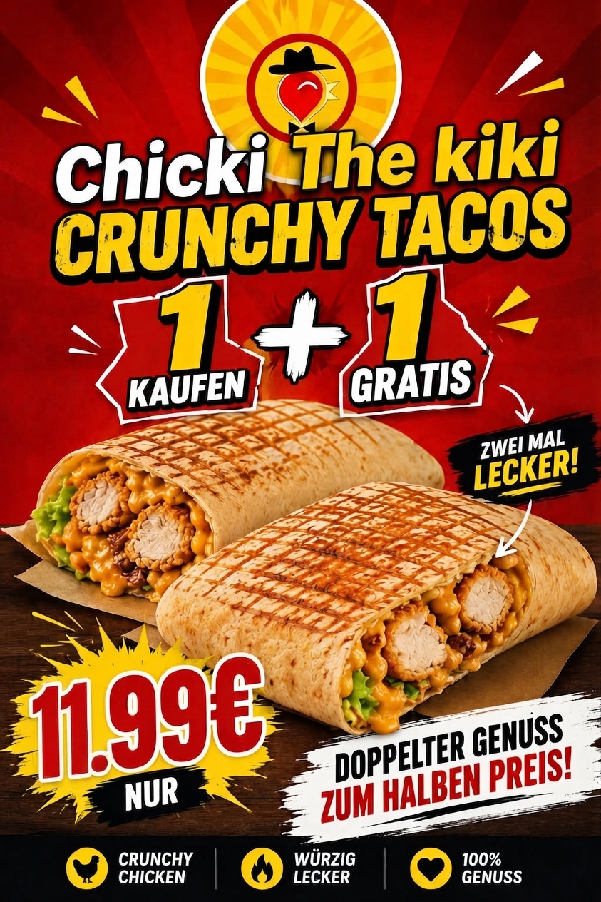 Tacos Angebot Buy 1 get 1